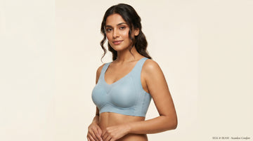 Imported full coverage gym Paded bra Wireless
