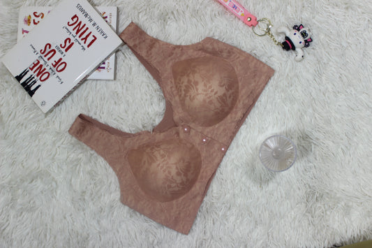 Front Button open Paded Bra