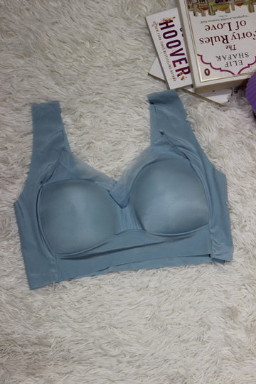 Imported full coverage gym Paded bra Wireless