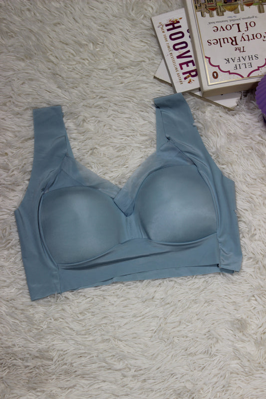 Imported full coverage gym Paded bra Wireless
