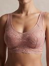 Floral Lace Sports Bra – Everyday Comfort & Light Workout Support
