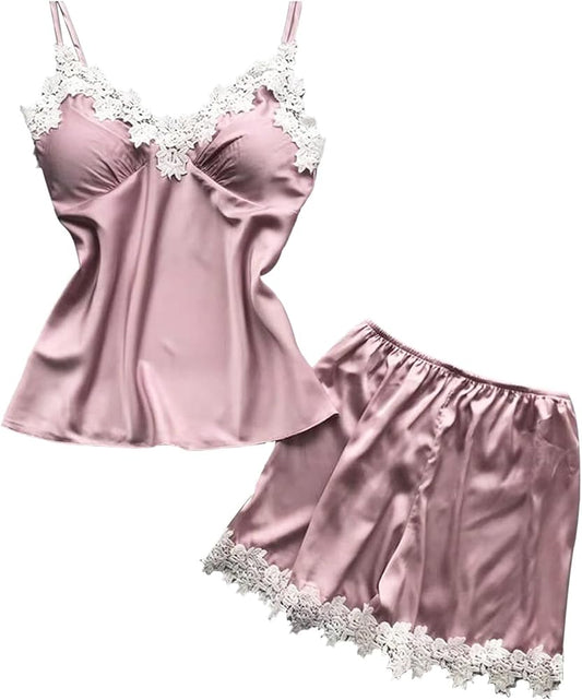 Premium Satin Cami & Shorts Nightwear Set