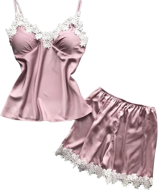 Premium Satin Cami & Shorts Nightwear Set