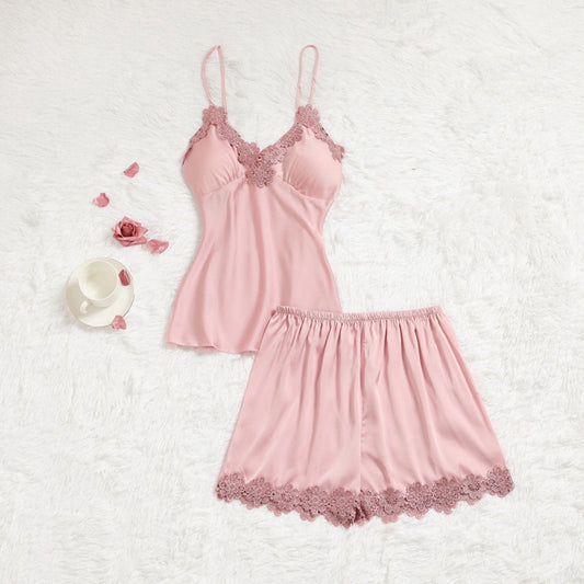 Premium Satin Cami & Shorts Nightwear Set